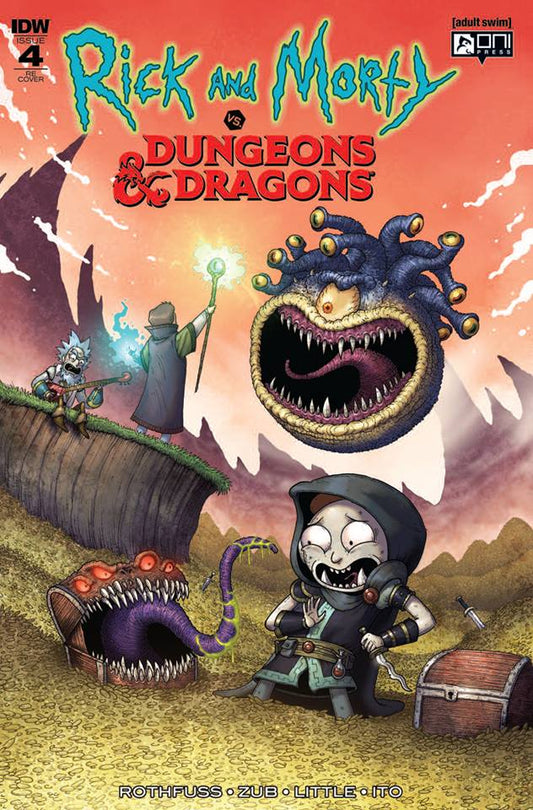 RICK & MORTY VS DUNGEONS & DRAGONS #4 (OF 4) MIKE VASQUEZ VARIANT LIMITED TO 500