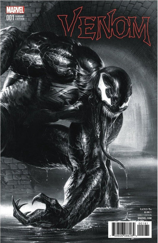 VENOM #1 GABRIELE DELL’OTTO B&W VARIANT LIMITED TO 1500 VF/NM