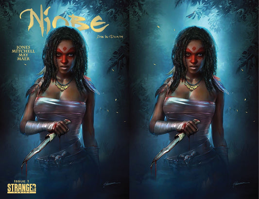 NIOBE SHE IS DEATH #1 SHANNON MAER TRADE/VIRGIN VARIANT SET LIMITED TO 250 SETS