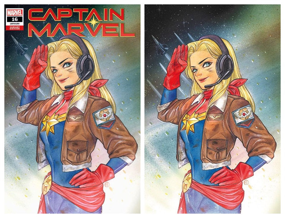 CAPTAIN MARVEL #16 PEACH MOMOKO THANK YOU VARIANT