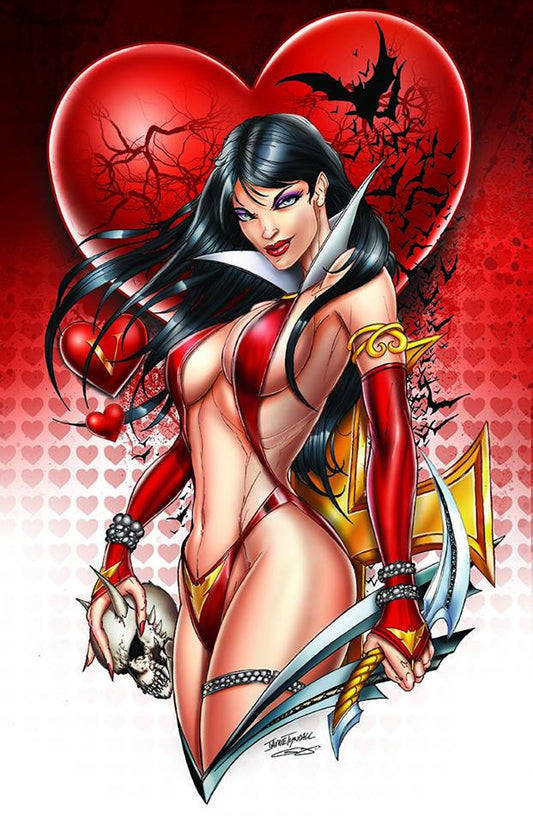 VAMPIRELLA VALENTINES DAY SPECIAL #1 JAMIE TYNDALL VIRGIN VARIANT LIMITED TO 500