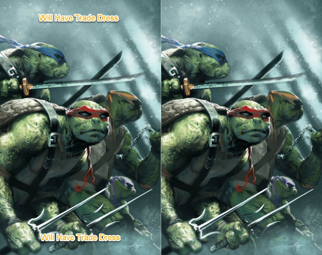 TEENAGE MUTANT NINJA TURTLES #98 GABRIELE DELL'OTTO TRADE DRESS/VIRGIN VARIANT SET LIMITED TO 500 SETS