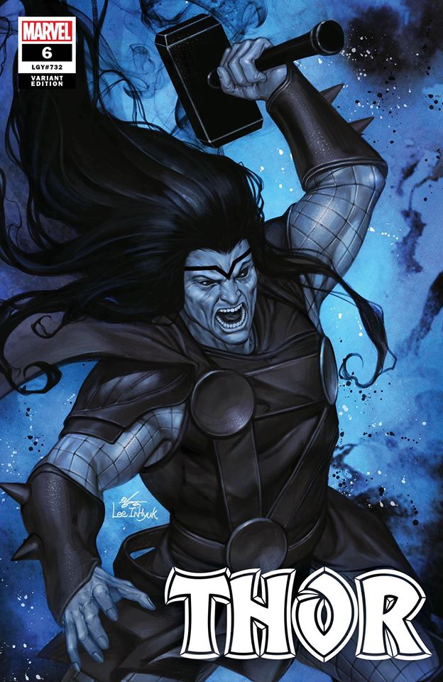 THOR #6 INHYUK LEE BLACK WINTER VARIANT