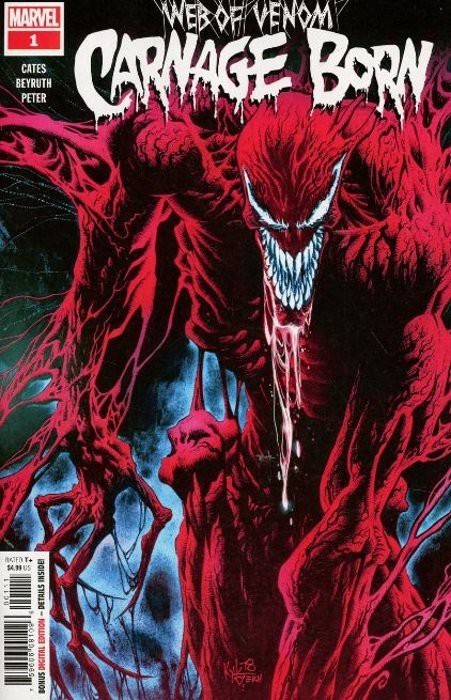 WEB OF VENOM CARNAGE BORN #1 STANDARD & BEDERMAN 1ST APP OF DARK CARNAGE