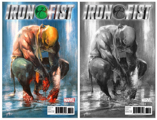 IRON FIST #1 GABRIELE DELL’OTTO VARIANT COLOUR AND B&W LIMITED TO 1500 SETS