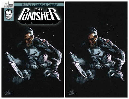 PUNISHER #2 GABRIELE DELL'OTTO TRADE/VIRGIN SET LIMITED TO 500 SETS WITH NUMBERED COA
