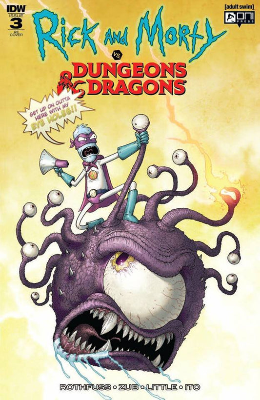 RICK & MORTY VS DUNGEONS & DRAGONS #3 (OF 4) MIKE VASQUEZ VARIANT LIMITED TO 500 COPIES