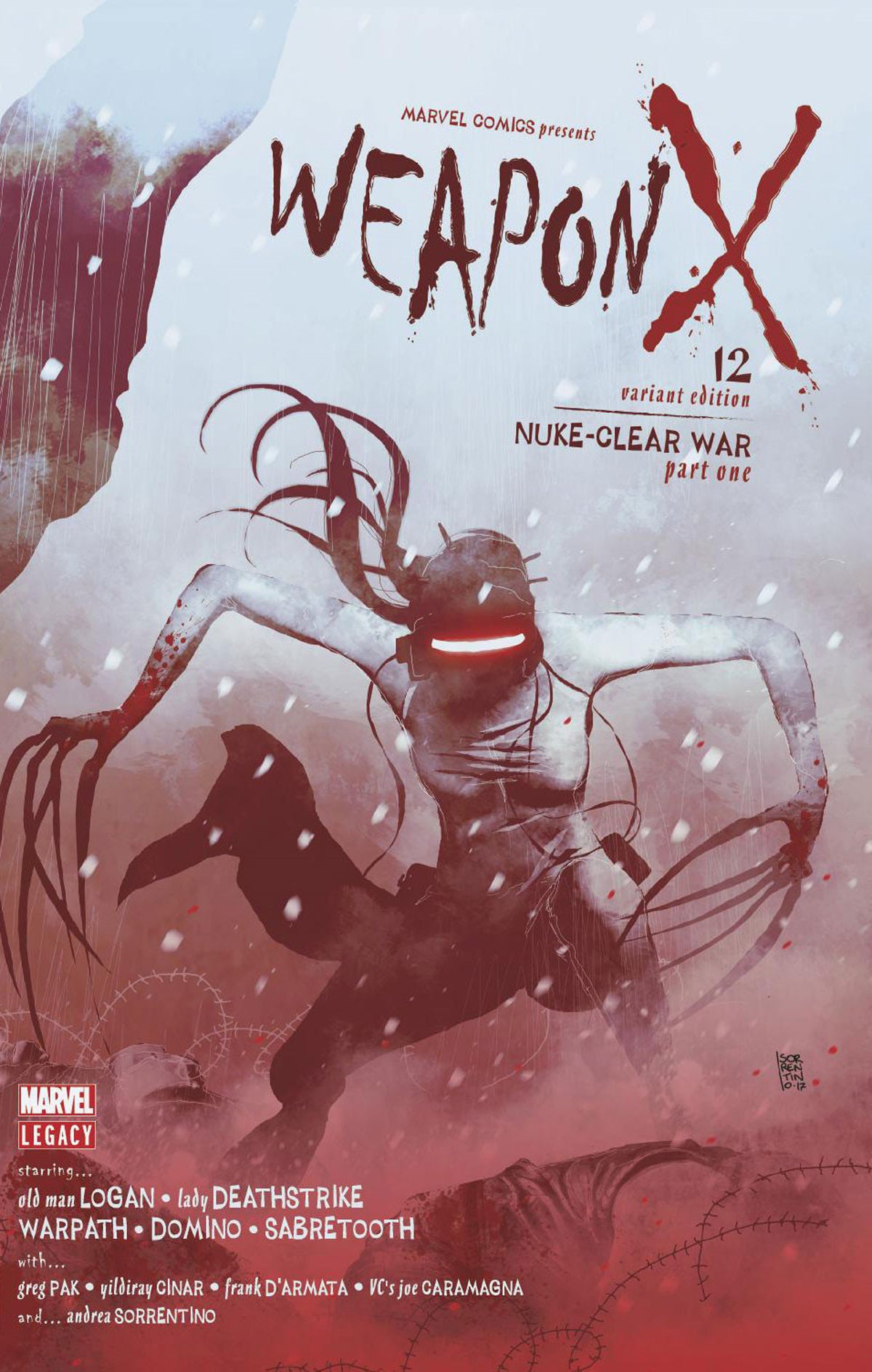WEAPON X #12 1:25 SORRENTINO VARIANT