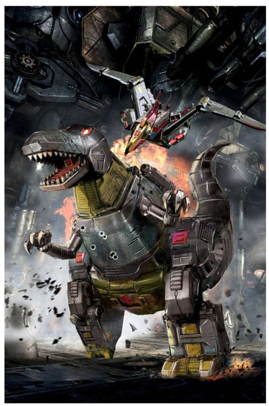 TRANSFORMERS #5 JOHN GALLAGHER DINOSAUR GRIMLOCK VIRGIN VARIANT LIMITED TO 300