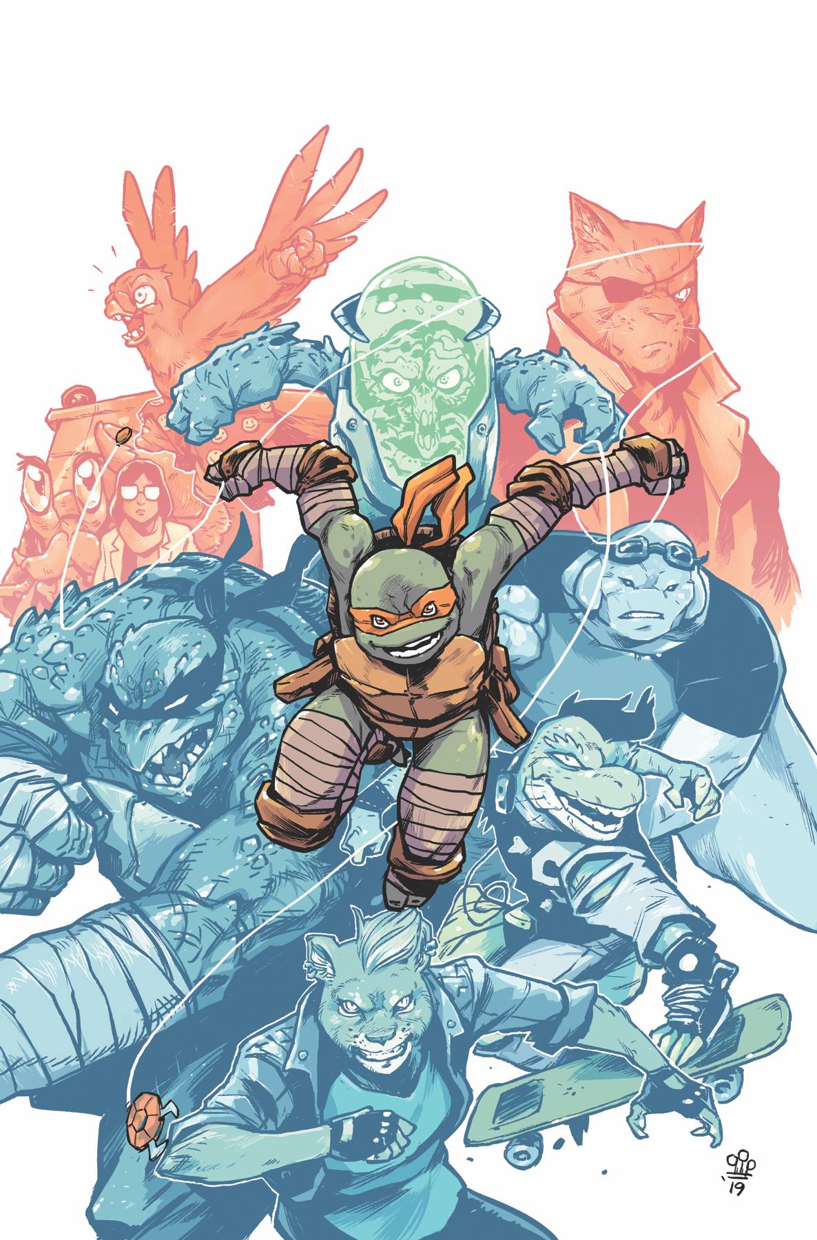 25/09/2019 TMNT ONGOING #98 1:10 MICHAEL DIALYNAS  VARIANT