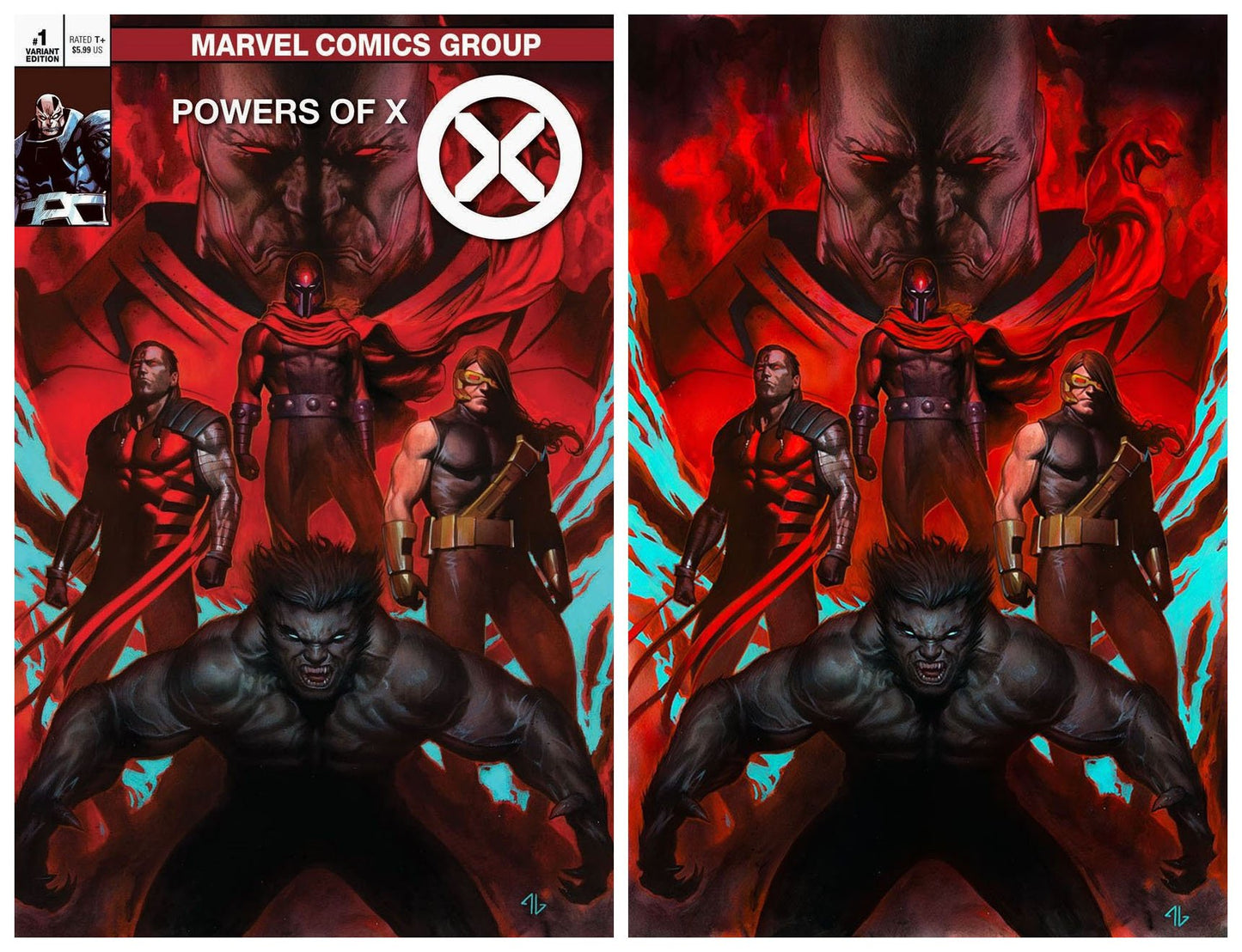 POWERS OF X #1 ADI GRANOV TRADE DRESS/VIRGIN VARIANT SET LIMITED TO 400 SETS WITH NUMBERED COA