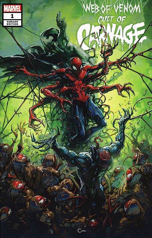 WEB OF VENOM CULT OF CARNAGE #1 CLAYTON CRAIN VARIANT COVER OPTIONS
