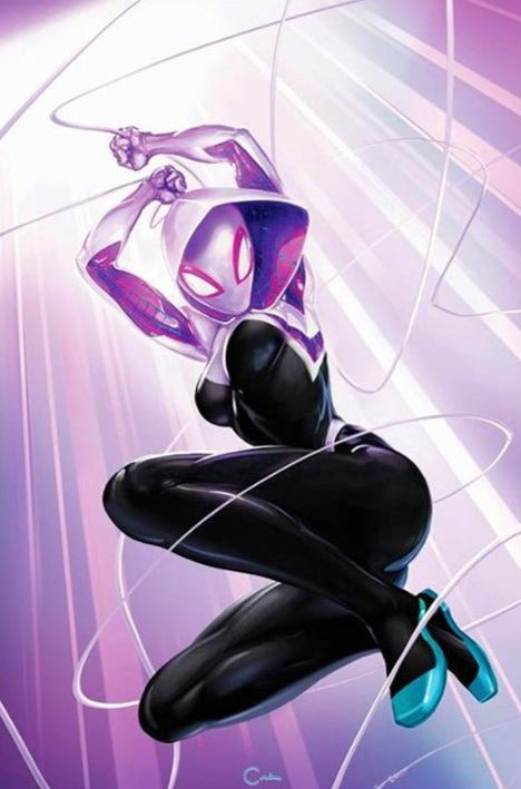 GHOST-SPIDER #1 CLAYTON CRAIN VIRGIN VARIANT LIMITED TO 600 WITH NUMBERED COA