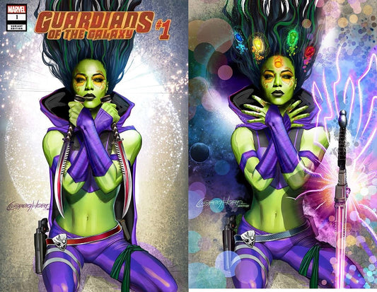 GUARDIANS OF THE GALAXY #1 GREG HORN TRADE/VIRGIN VARIANTS LIMITED TO 1000 SETS