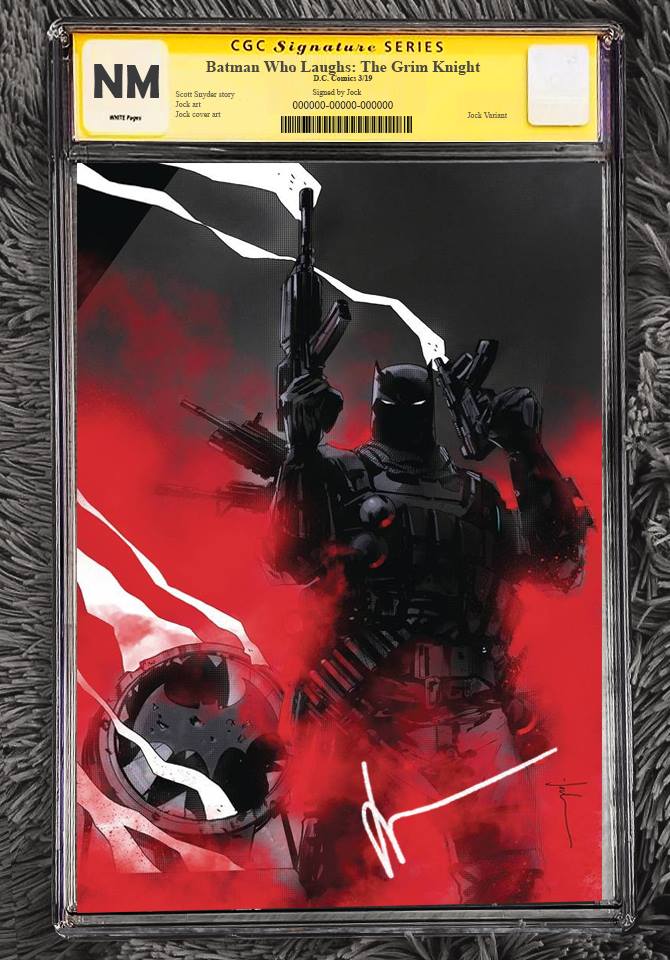 BATMAN WHO LAUGHS THE GRIM KNIGHT #1 CGC SS SIGNED BY JOCK PREORDER