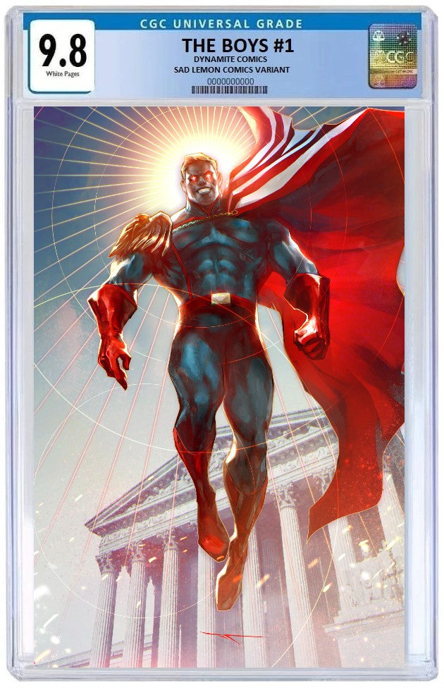 THE BOYS #1 IVAN TAO HOMELANDER SDCC VARIANT LIMITED TO 600 COPIES CGC 9.8 PREORDER