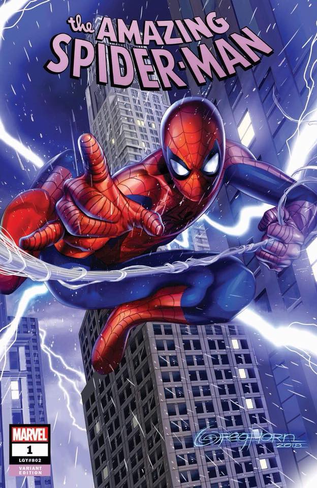 AMAZING SPIDER-MAN #1 GREG HORN TRADE DRESS VARIANT LIMITED TO 3000 COPIES