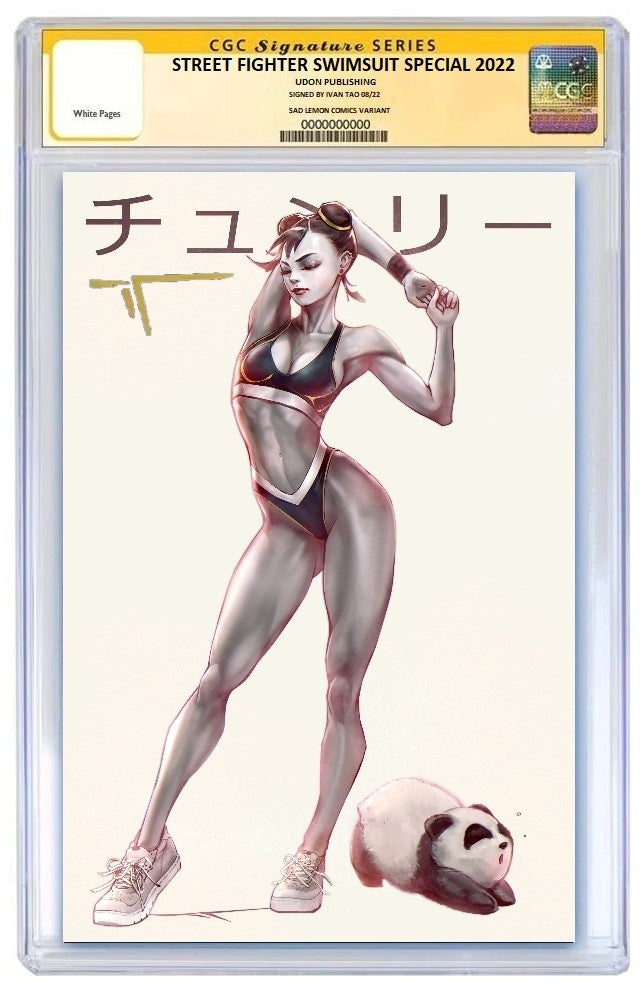 STREET FIGHTER SWIMSUIT SPECIAL 2022 IVAN TAO CHUN-LI VARIANT LIMITED TO 500 CGC SS PREORDER
