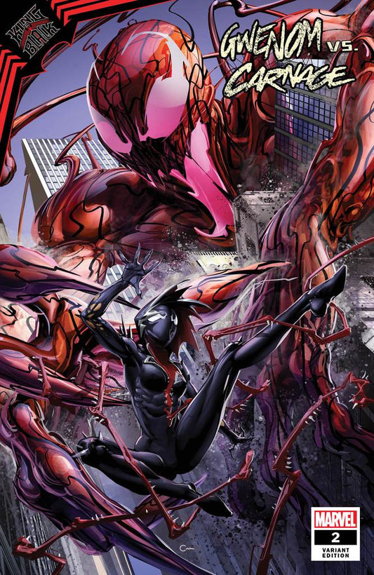 KING IN BLACK GWENOM VS CARNAGE #2 CLAYTON CRAIN EXCLUSIVE TRADE DRESS VARIANT