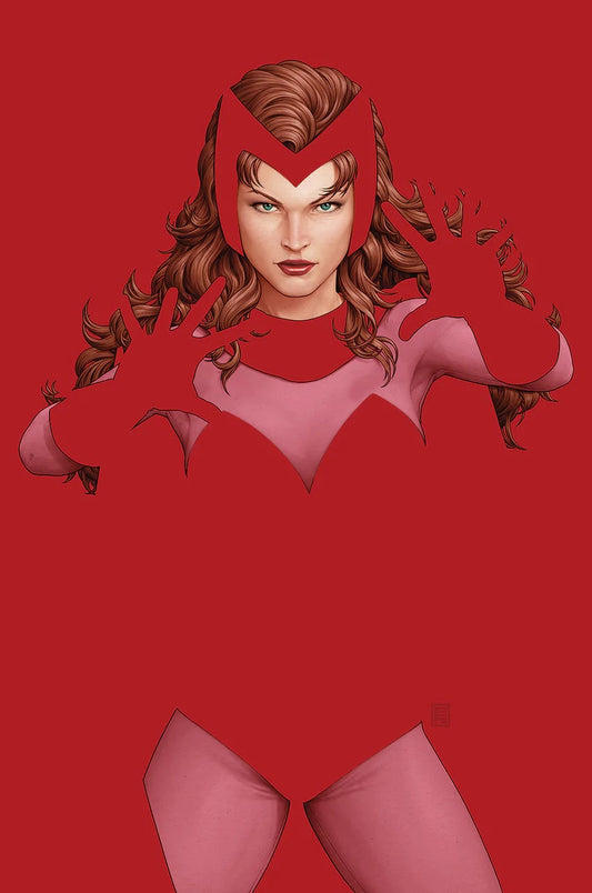 AVENGERS #56 JOHN TYLER CHRISTOPHER SCARLET WITCH NEGATIVE VARIANT A