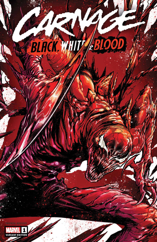 CARNAGE BLACK WHITE AND BLOOD #1 (OF 4) 1:50 CHECCHETTO VARIANT