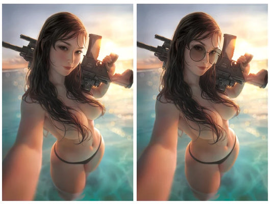 GUN HONEY BLOOD FOR BLOOD #1 WARREN LOUW VIRGIN VARIANT SET LIMITED TO 600 SETS