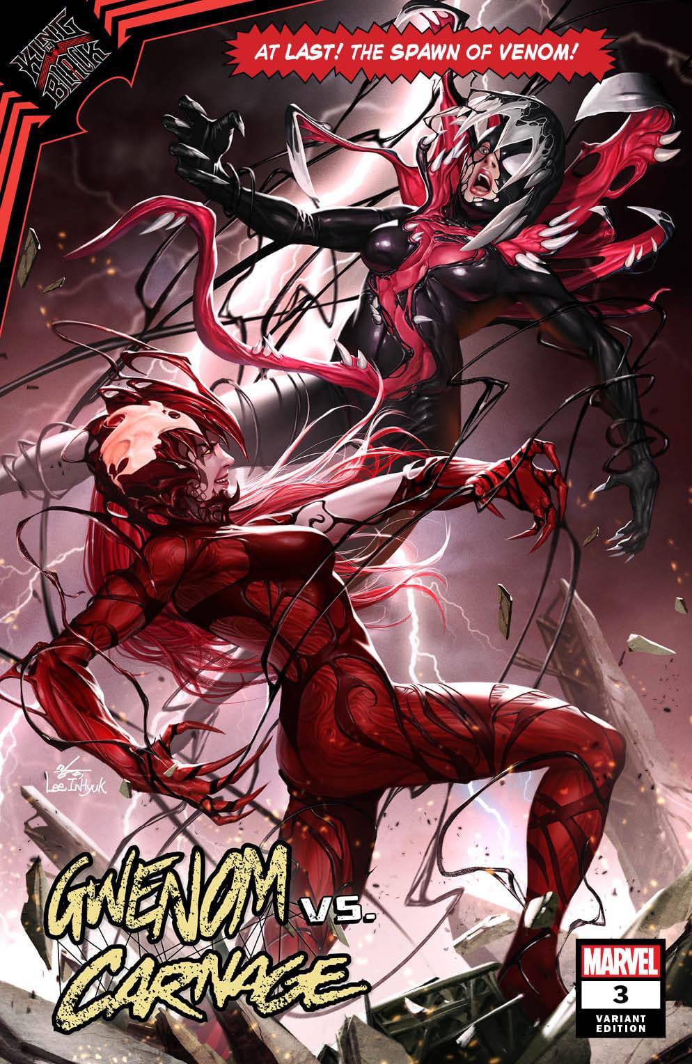 KING IN BLACK GWENOM VS CARNAGE #3 INHYUK LEE 'ASM 361 HOMAGE' VARIANT