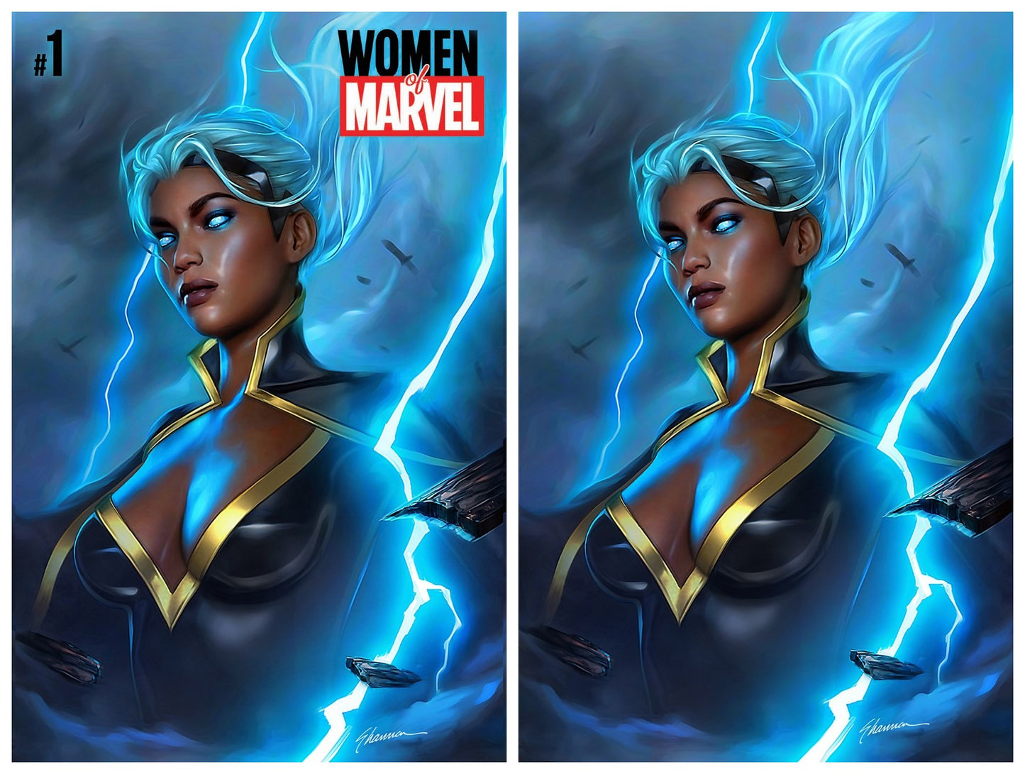 WOMEN OF MARVEL #1 SHANNON MAER TRADE/VIRGIN VARIANT SET LIMITED TO 600 SETS WITH NUMBERED COA