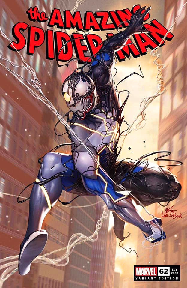 AMAZING SPIDER-MAN #62 INHYUK LEE VARIANT LIMITED TO 800 WITH COA