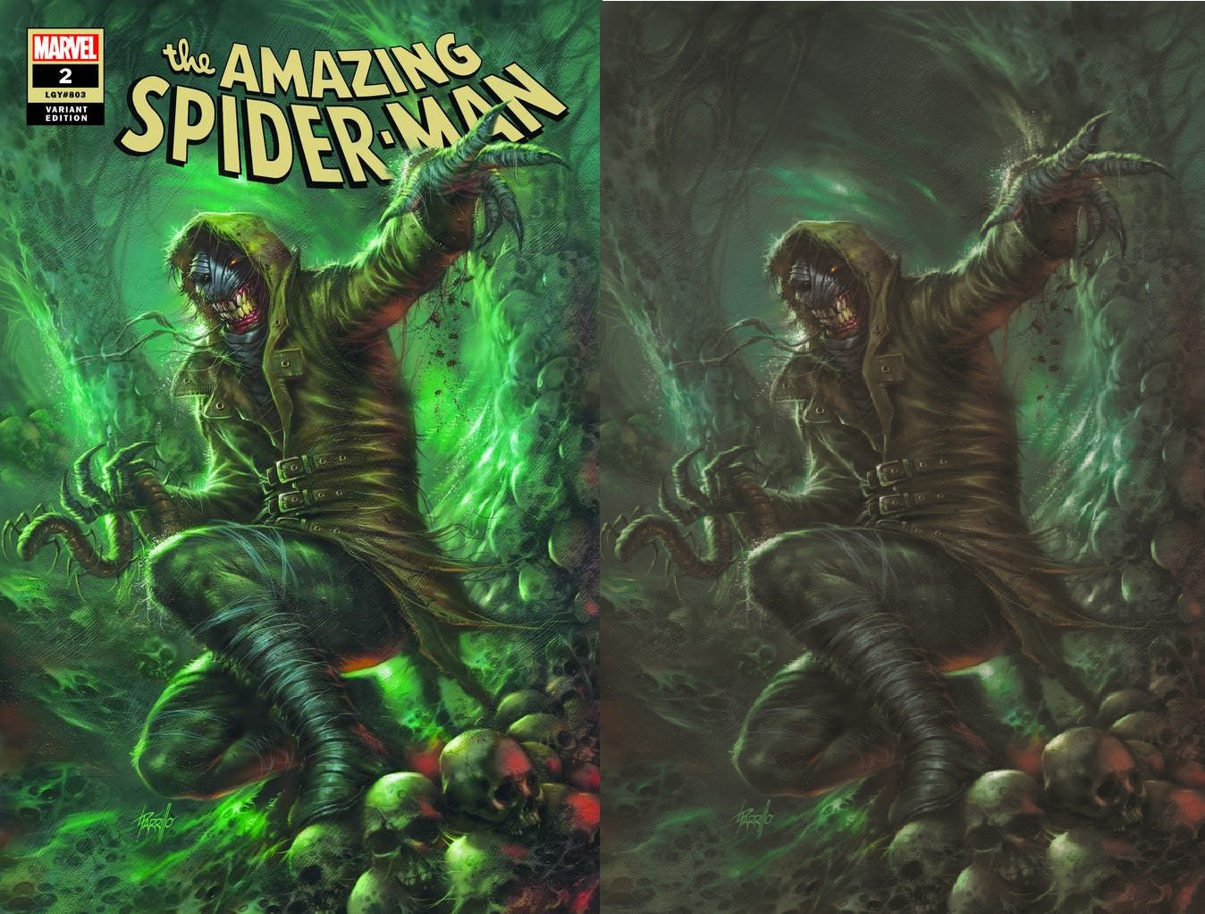 AMAZING SPIDER-MAN #2 LUCIO PARRILLO VARIANT TRADE/VIRGIN VARIANT SET LIMITED TO 1000 SETS