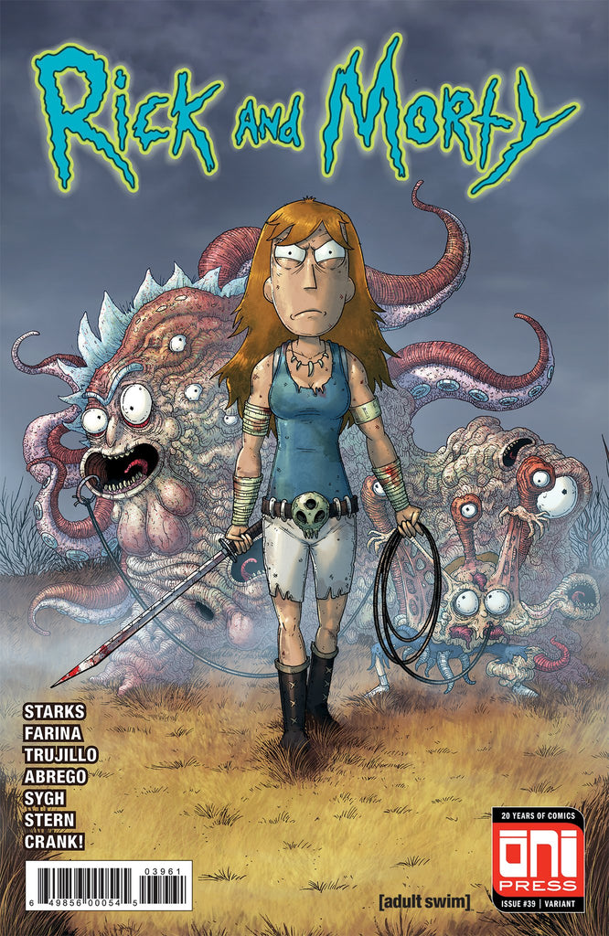 RICK & MORTY #39 MIKE VASQUEZ WALKING DEAD #19 HOMAGE VARIANT LIMITED TO 1000 COPIES