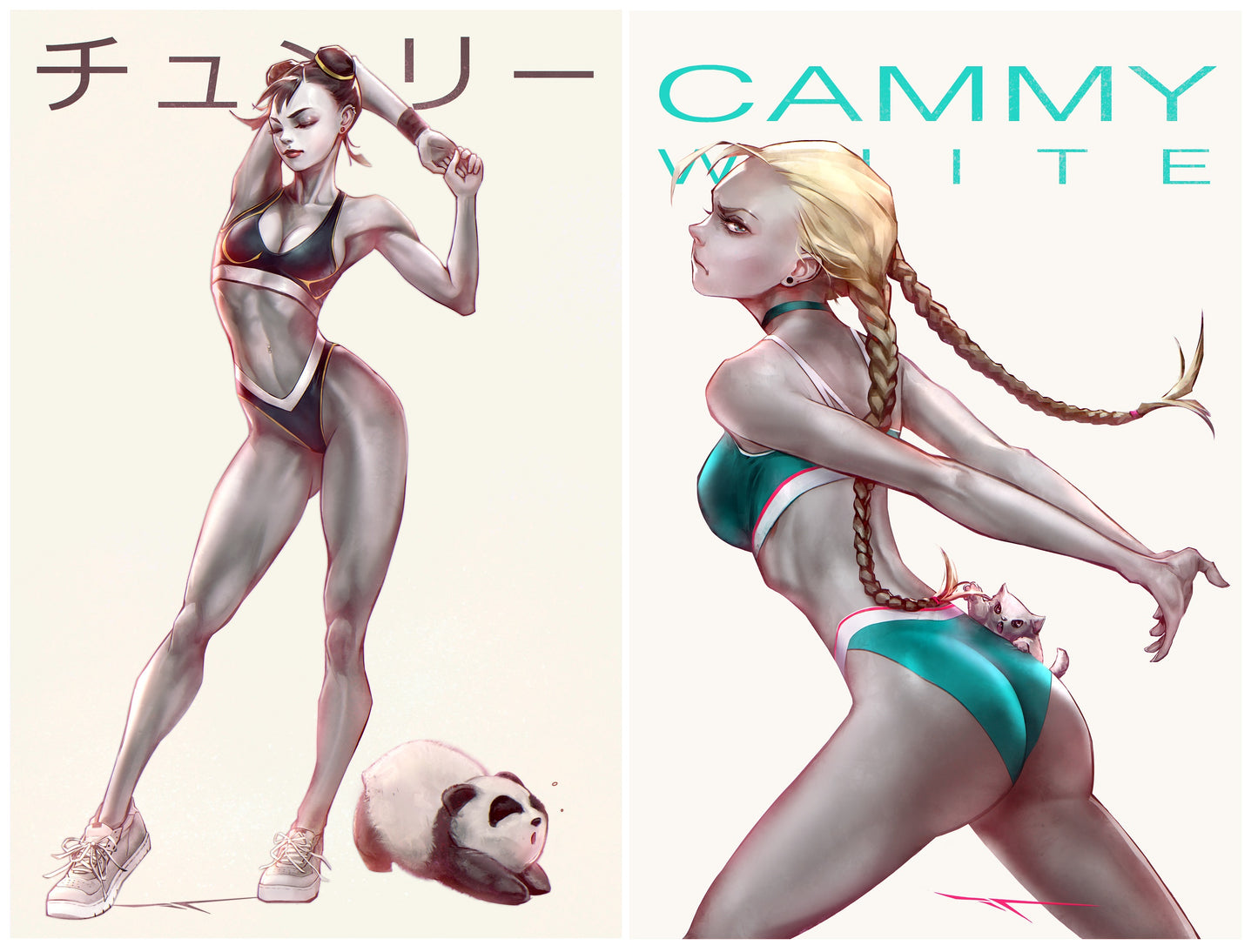 STREET FIGHTER SWIMSUIT SPECIAL 2022 IVAN TAO CAMMY/CHUN-LI VARIANT SET LIMITED TO 500