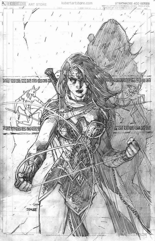 WONDER WOMAN #750 1:100 JIM LEE PENCIL SKETCH VARIANT ED