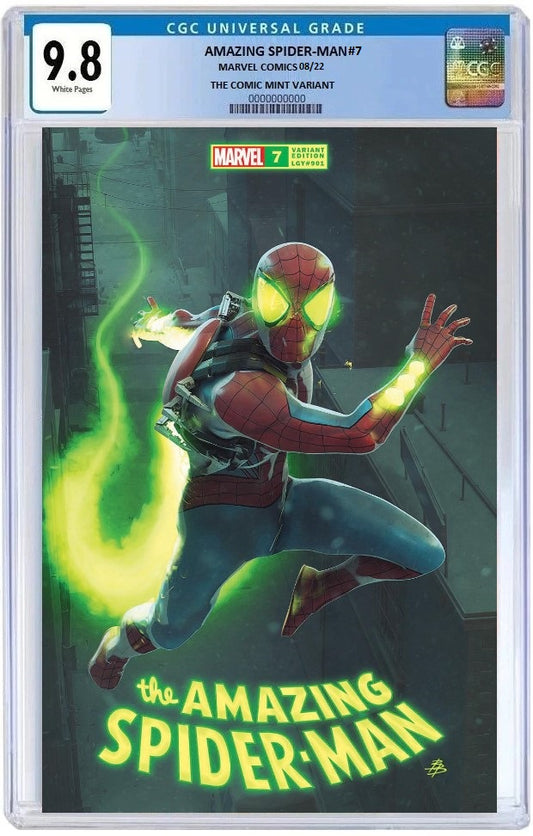 AMAZING SPIDER-MAN #7 BJORN BARENDS VARIANT LIMITED TO 500 WITH NUMBERED COA CGC 9.8 PREORDER