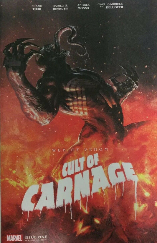 WEB OF VENOM CULT OF CARNAGE #1 1:50 DELL'OTTO VARIANT