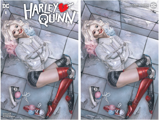 HARLEY QUINN #1 NATALI SANDERS TRADE/MINIMAL TRADE DRESS VARIANT SET