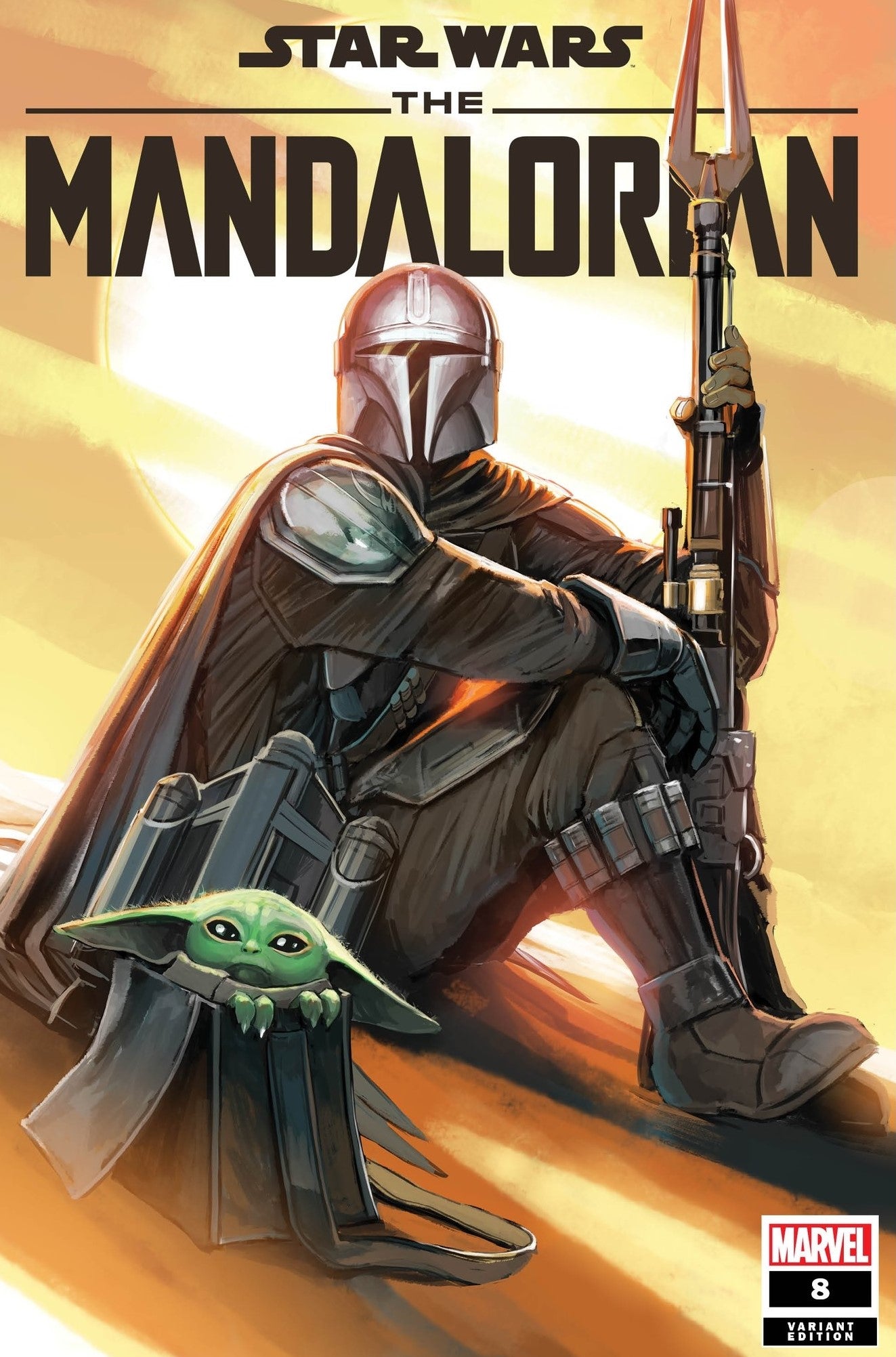 STAR WARS MANDALORIAN #8 STEPHANIE HANS VARIANT LIMITED TO 800 COPIES WITH NUMBERED COA