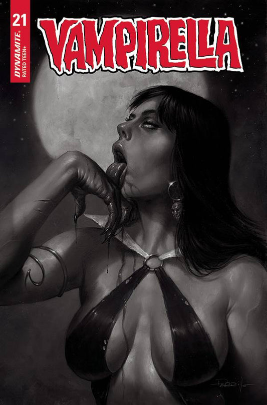VAMPIRELLA #21 1:10 LUCIO PARRILLO B&W VARIANT