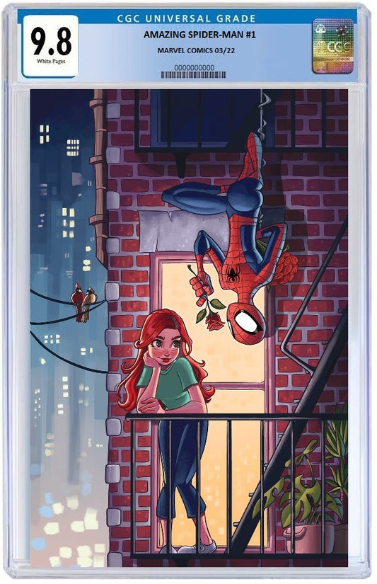 AMAZING SPIDER-MAN #1 (2022) CHRISSIE ZULLO VIRGIN VARIANT LIMITED TO 1000 CGC 9.8 PREORDER