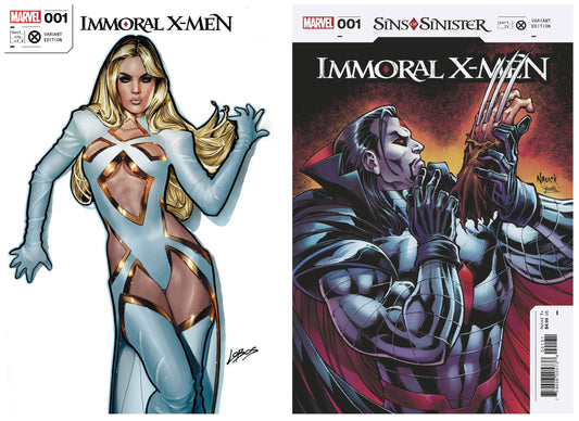 IMMORAL X-MEN #1 PABLO VILLALOBOS VARIANT LIMITED TO 500 COPIES WITH NUMBERED COA + 1:25