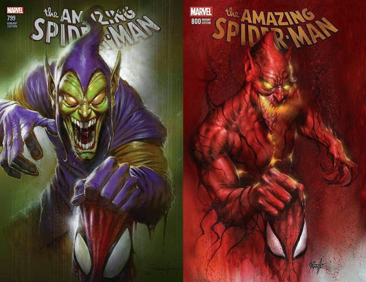 AMAZING SPIDER-MAN #799 & 800 LUCIO PARRILLO TRADE DRESS VARIANT SET LIMITED TO 3000