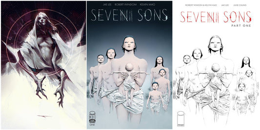 SEVEN SONS #1 IVAN TAO VIRGIN VARIANT LIMITED TO 500 COPIES, 1:25 & 1:50 JAE LEE VARIANTS