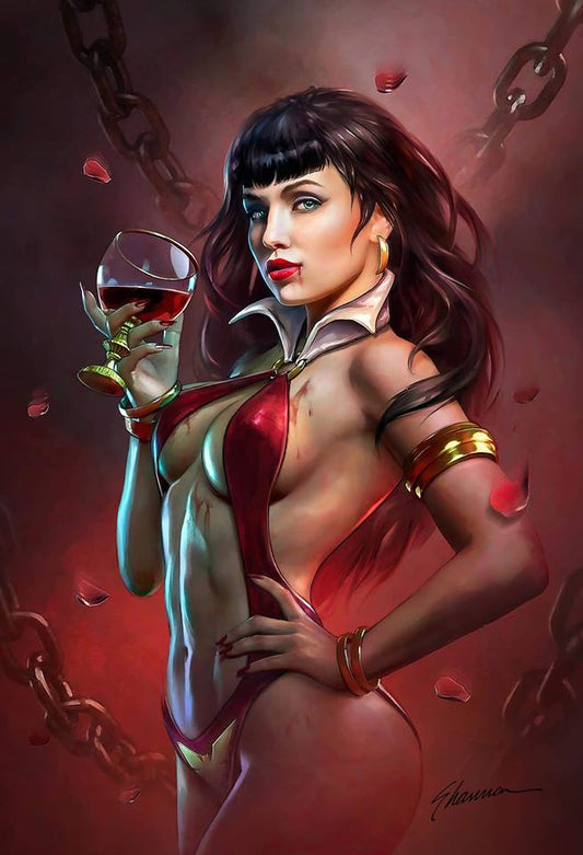 VAMPIRELLA VALENTINES DAY SPECIAL #1 SHANNON MAER VIRGIN VARIANT LIMITED TO 500 COPIES WORLDWIDE