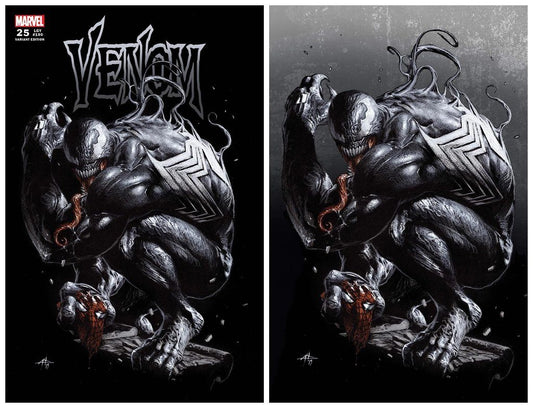 VENOM #25 GABRIELLE DELL'OTTO TRADE DRESS/VIRGIN VARIANT SET LIMITED TO 600 SETS WITH NUMBERED COA