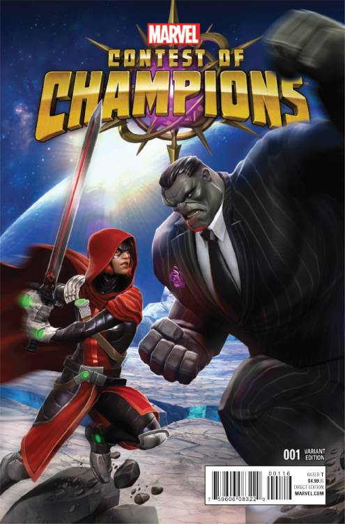 CONTEST OF CHAMPIONS #1 1:10 GAME VARIANT 1ST APP WHITE FOX