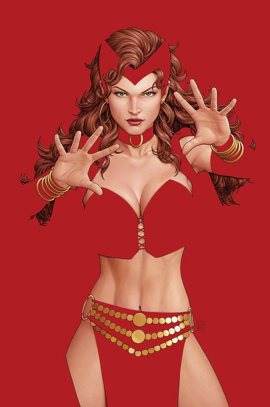 AVENGERS #56 JOHN TYLER CHRISTOPHER SCARLET WITCH NEGATIVE VARIANT B