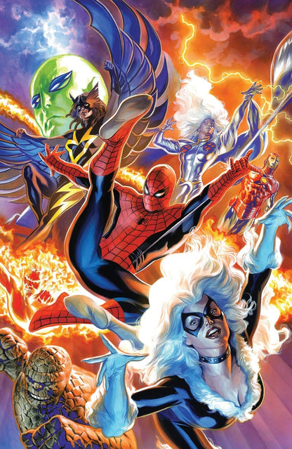THE MARVELS #1 FELIPE MASSAFERA VIRGIN VARIANT LIMITED TO 700 COPIES WITH COLLECTABLE COA CARD