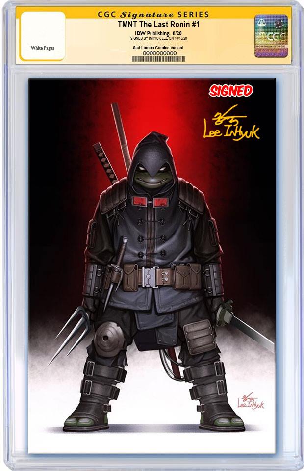 TMNT THE LAST RONIN #1 INHYUK LEE VIRGIN VARIANT