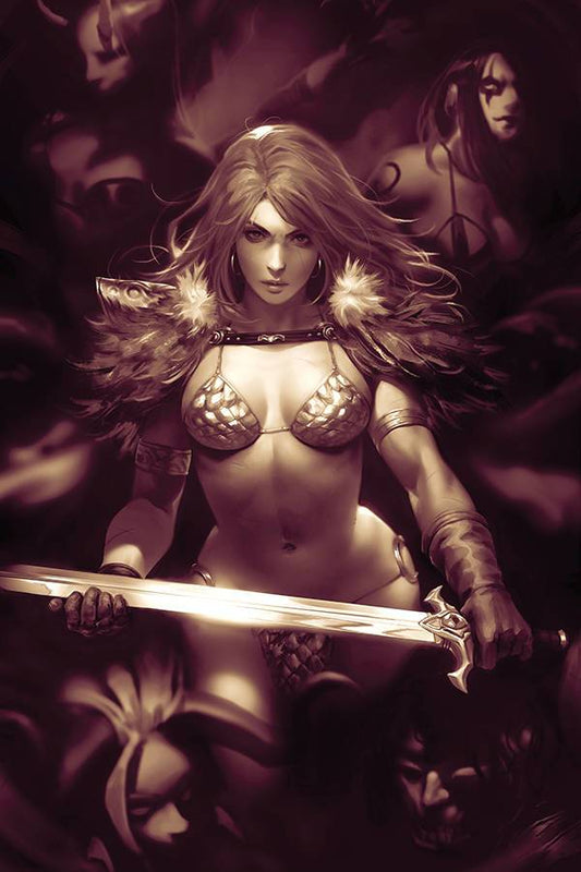 19/02/2020 RED SONJA AGE OF CHAOS #2 1:11 CHEW MONOCHROME VIRGIN VARIANT