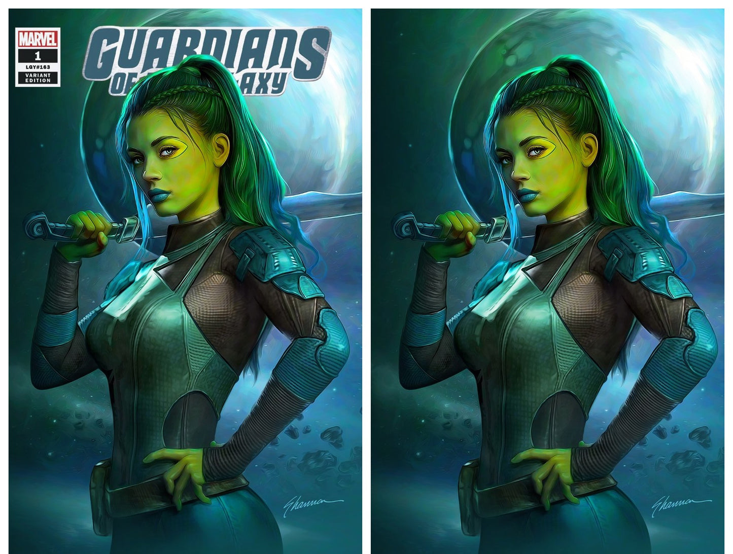GUARDIANS OF THE GALAXY #1 SHANNON MAER TRADE/VIRGIN VARIANT SET LIMITED TO 1000 SETS